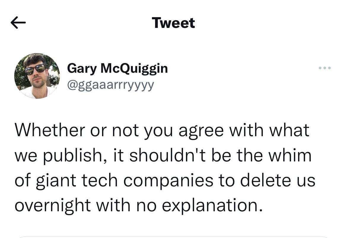 ronlondoncon's tweet image. Head of video at Novara then. And now. Yeah, you see the problem now?