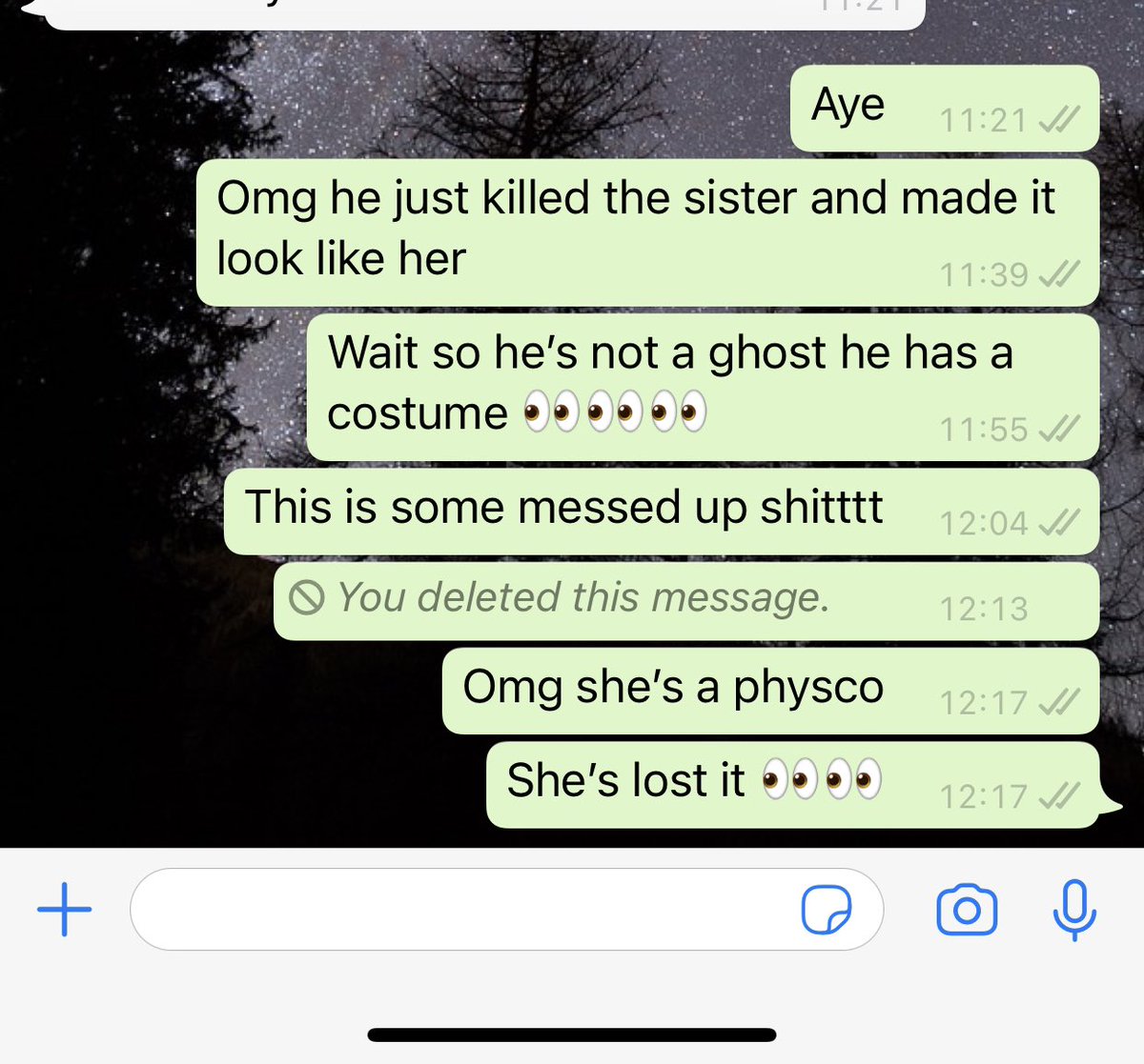 Grraceeee1's tweet photo. When your boyfriend likes horror films.. and you try to watch one 👀🤦🏻‍♀️ https://t.co/uADobVahwB