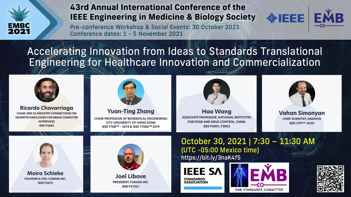 r_chavarriaga's tweet photo. #Emergingtech evolves at fast speed but real-world impact faces translational hurdles
How can #standards accelerate #innovation and #techtranslation?
Workshop at #EMBC21:
https://t.co/DwP1CbQTP1
@IEEESA @IEEEBrain @IEEEembs @vision_claire #neurotechnologies #ai https://t.co/1Rj7zqkJcb