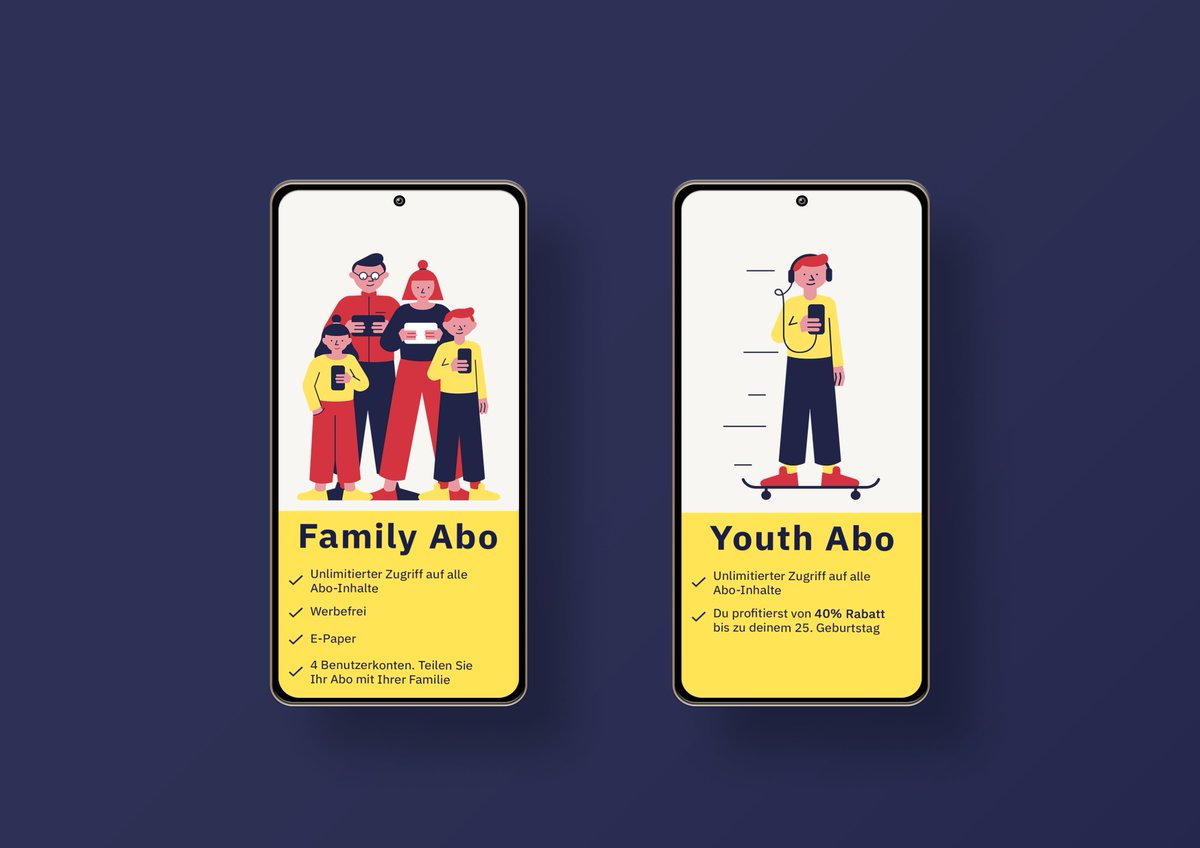 Tamedia baut Digitalabo-Portfolio aus: Neu gibt’s ein «Youth»-Abo und ein «Family»-Abo. bit.ly/3EelosX @bazonline @BernerZeitung @tagesanzeiger @derbund @24heuresch @tdgch @landbote @ZUnterland @ZSZonline tamedia.ch/de/aboservice #Qualitätsjournalismus #Youth #Family