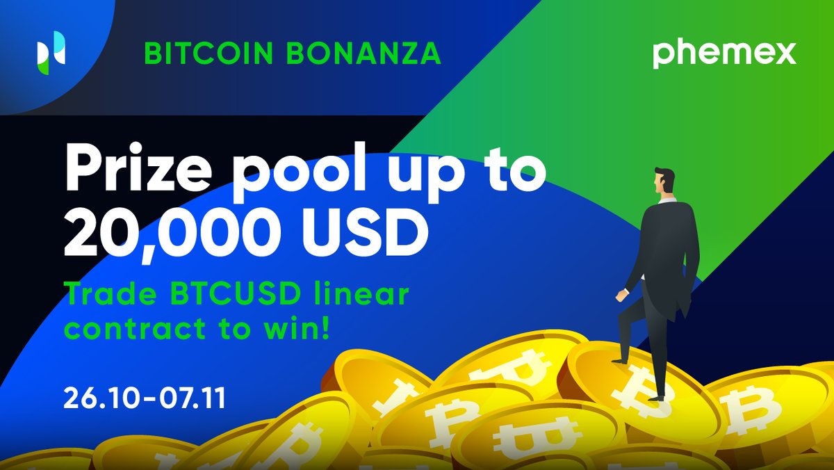 🌟 Bitcoin Bonanza 🌟 

Trade linear BTCUSD contract! And win your share from $20,000 prize pool! 💰 

Register 👉 bit.ly/3pHuiuT
Join 👉 bit.ly/3jCR43a

Details▶️️ bit.ly/3mgOCBo

#BTC #bicoinbonanza #trade #earn #BTCUSD #contract #giveaway