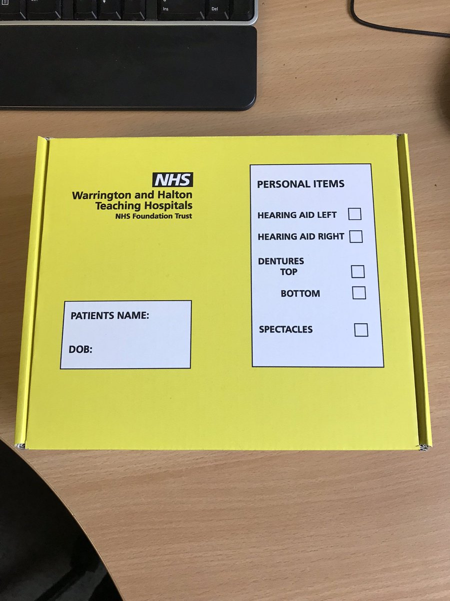 Patient Property Boxes - we are running a pilot to test the change. Thanks Katie and Wendy for supporting the Trust with this initiative. #propertymatters #valuables #focusonproperty #teaWHH @WHHNHS @WHH_PatientExp @johng1971 @Kimberley_S_J @katieni71942406