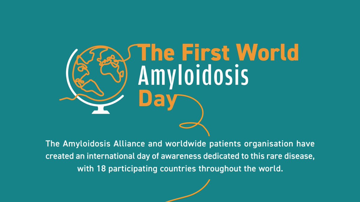 NO_MORE_MGUS's tweet photo. Hoy es el día mundial conta la amiloidosis. En #NoMoreMGUS queremos desarrollar biomarcadores para identificar gammapatías monoclonales con mayor riesgo de progresar a amiloidosis y facilitar su tratamiento precoz. 
#Worldamyloidosisday 
@criscancer 
@Cemmp_mieloma 
@_pethema https://t.co/3g0XszavUc