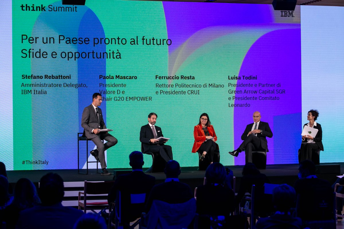 💥 Think Summit Italy è ora disponibile on demand! 

📣 30 sessioni e approfondimenti tematici, oltre 100 speaker, testimonianze di aziende di diversi settori industriali #IBM #ThinkItaly #HybridCloud #AI

➡️ 🎧 Per rivivere l'evento: ibm.co/3jFehBT