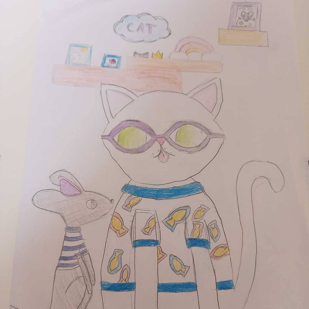 "Valizdeki Kedi" kitabını çok seven öğrencilerimiz birbirleriyle dost olan kedi fare resimleri yaptılar.😻
<a href="/aokbuyuk/">Arzu Ok Büyükoğlu</a> <a href="/ugurludural/">TÜLAY UĞURLUDURAL</a> <a href="/EdaPekcetin/">Eda Keskin</a> <a href="/erel_begum/">Begüm Erel</a> <a href="/bk_tekirdag/">BK Tekirdağ Kampüsü</a> <a href="/bahcesehir_k12/">Bahçeşehir Koleji</a>