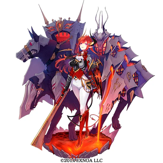 【告知】御城プロジェクト:REにて地獄の城娘「城塞都市ディーテ(★7盾)」イラストを担当させていただきました。何卒よろしくお願いします🙏
→https://t.co/lytCOimsxQ
#城プロRE 