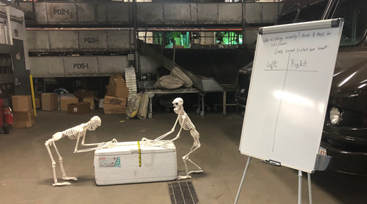 Springfield Preload getting in the Halloween Spirit with their lift lower demo <a href="/safetyfirstNED/">Northeast District Safety</a> <a href="/Erickalyons/">Ericka Lyons Golia</a> <a href="/amy_madeira/">Amy Madeira</a> #NEDPeak2021