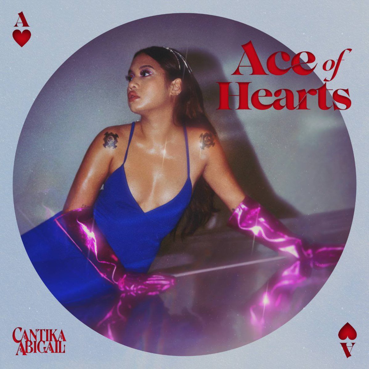⚜️𝕺𝖉𝖊 𝕿𝖔 𝕭𝖑𝖚𝖊⚜️

3 DAYS TO

<a href="/AbigailCantika/">Cantika Abigail</a> ‘s artwork for the track ‘Ace of Hearts’

⟴ 29.10.21

#CantikaOdeToBlue
#Cantikacomeback
#Cantika #GAC