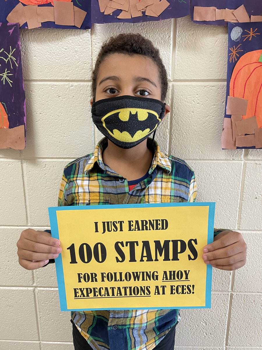 - WOW! Huge congratulations to these 1st graders for earning 100 stamps last week! We are so proud of you - Melanie, Miles &amp; Diego! 🤩 #pbis #ecesgrowstogether #twittershoutout #100stamps