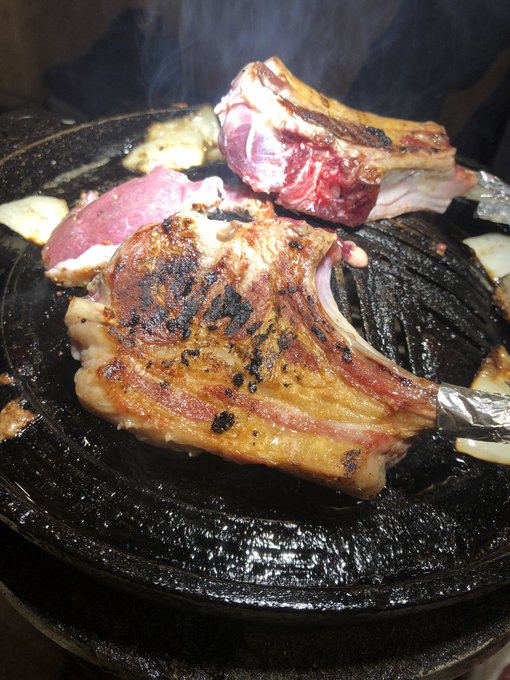 ジンギスカンをご馳走して頂いた💪 