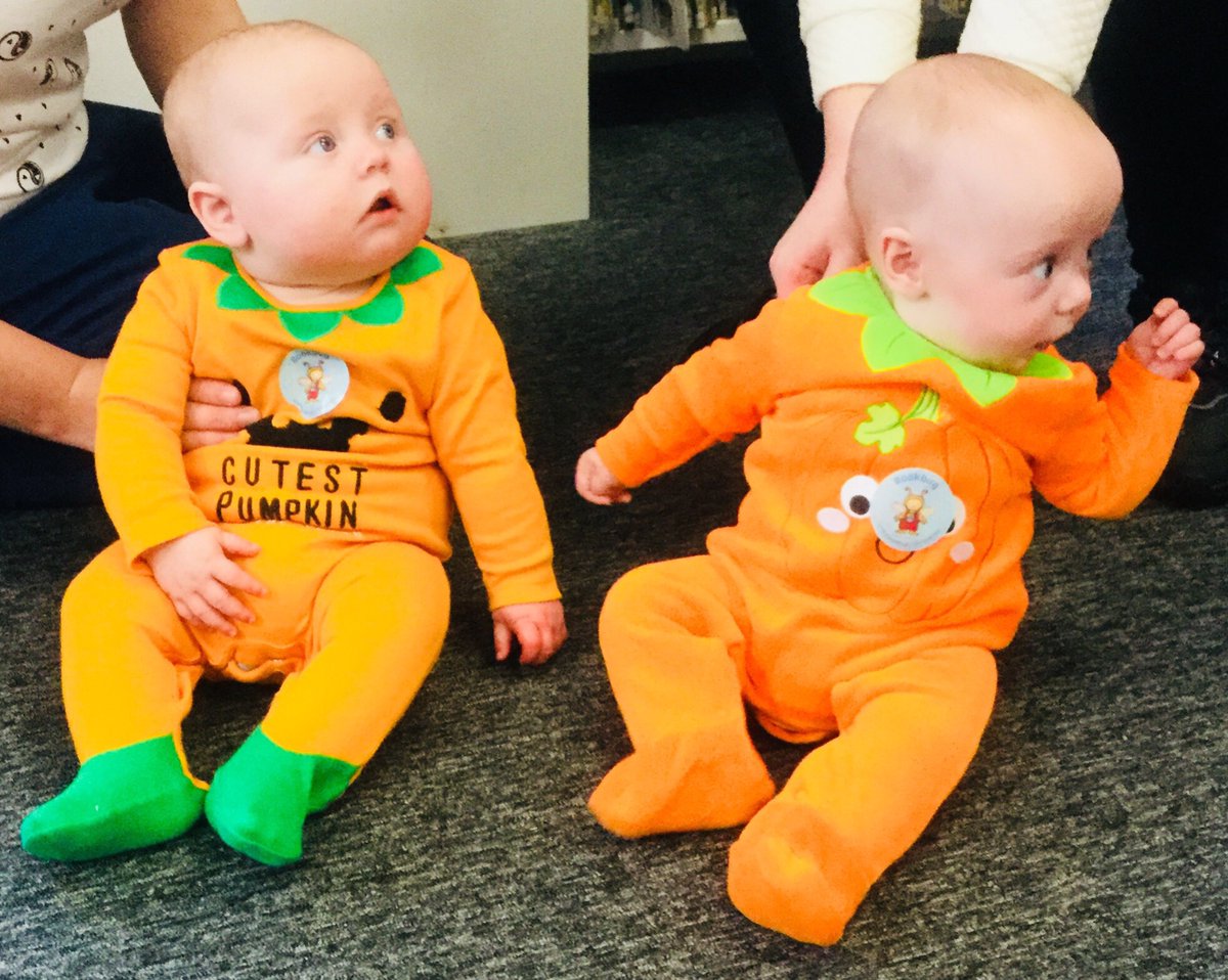 InverclydeLibs's tweet photo. Not Too Spooky Bookbug Session today.We had lots of rhymes, songs and a lovely story.#pumpkin #pirate #princess #scaryspider https://t.co/QCC5ehmIks