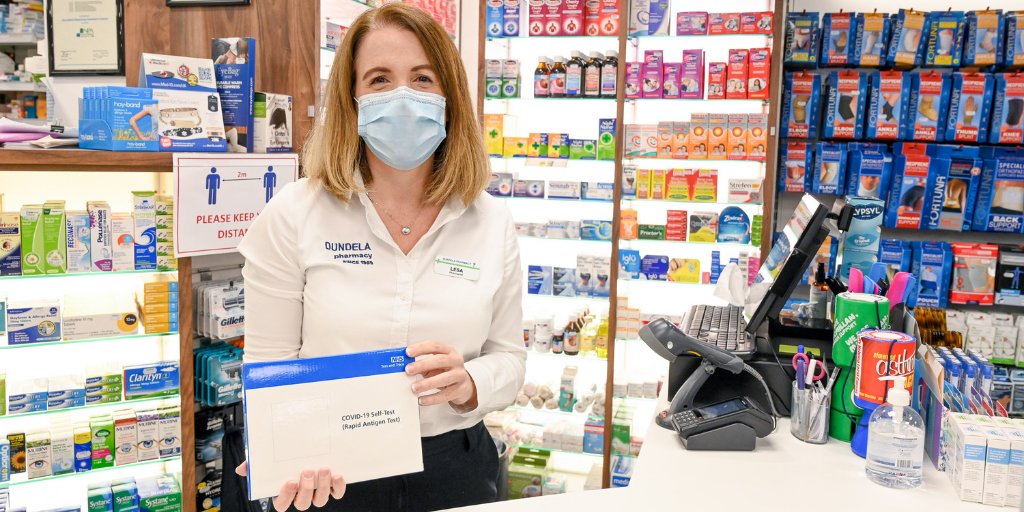 You can collect free Rapid #COVID19 Tests in over 500 community pharmacies.

If you have no symptoms, test twice a week to keep your friends and family safe.

Reporting every result helps scientists track the virus.

Find out more➡️nidirect.gov.uk/articles/coron…
