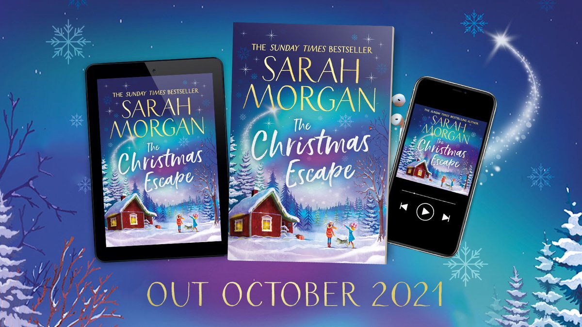 HQstories's tweet photo. From the Sunday Times bestselling author of #OneMoreForChristmas comes an uplifting winter romance for 2021: #TheChristmasEscape by @SarahMorgan_! Available in ebook and to pre-order here:
https://t.co/eB4gVJanK4 https://t.co/RzSpaV3ter