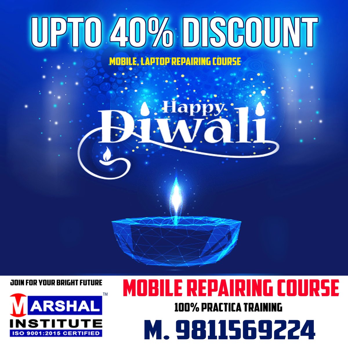 MarshalComputer's tweet photo. Diwali Offer Upto 40% Discount on Mobile and Laptop Repairing Courses in Marshal Institute | Limited Time offer Hurry up

https://t.co/eNncqZ6gi9 https://t.co/3L3YfSbMdT