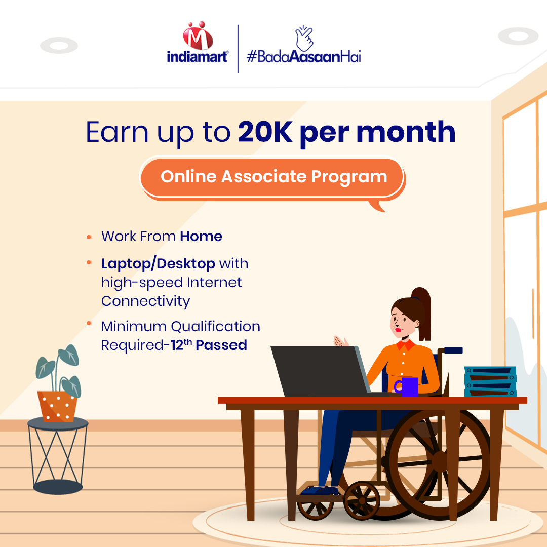 IndiaMART's tweet photo. Join IndiaMART as an Online Associate and give your career a boost.
Location: Work from the location of your choice
Interested candidates can apply now.
Apply Link: https://t.co/0QRtJ3g1PV
#Hiring #IndiaMART #BadaAasaanHai #25YearsOfIndiaMART https://t.co/Ab4oZNFfv9