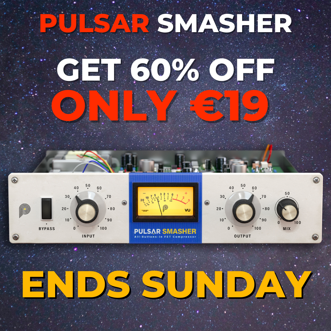 PulsarPlugins's tweet photo. 🚨⚡UP TO 60% OFF all Pulsar Audio products⚡🚨
Pulsar 1178 ➡️  Get it for €99
Pulsar Mu ➡️ Get if for €59
Pulsar Echorec ➡️  Get if for €49
Pulsar Smasher ➡️ Get if for €19
#plugindeals #pluginsales #pluginvst #discount  #plugindeals #manley #urei1178 https://t.co/To0T7SVGDY