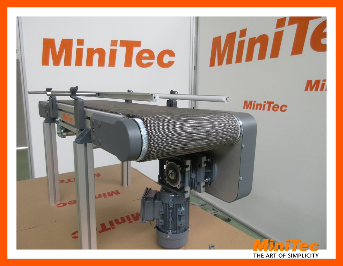 minitecesp's tweet photo. #Transportador de banda metálica con guiado lateral y ajuste de anchura, accionamiento estándar, estructura de perfil aluminio #MiniTec...
https://t.co/DkMpQglwv4
#engineering #automation #linearmotion #industry
#manufacturing #TechIndustry #conveyor
#profilsystem https://t.co/RzQAHpBmkG