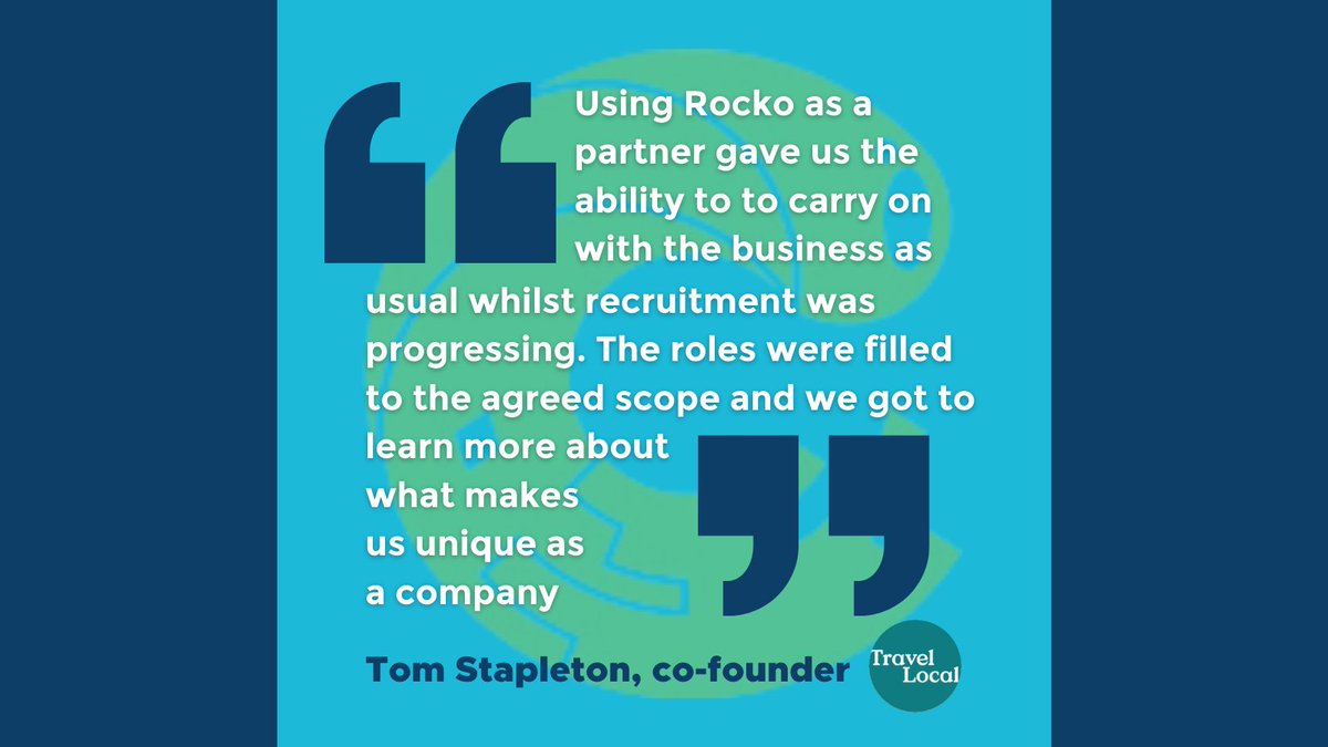 rockopeople's tweet photo. It's #AboutTime to rethink recruitment. Because it's about YOUR time 🕙

Our services allow tech leaders to concentrate on business, instead of worrying about finding new hires.

Thank you @TravelLocal for being fantastic partners 🤝

https://t.co/QB3DVEQeYh

#TechRecruitment https://t.co/vkvO4T1EJO