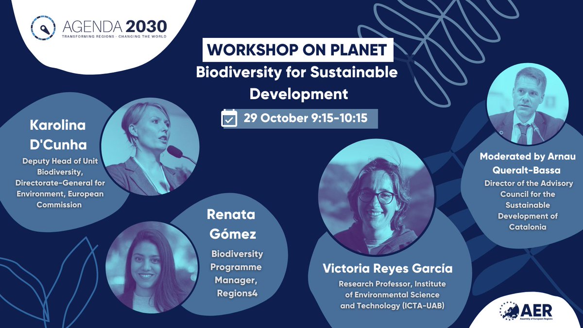 europeanregions's tweet photo. 📢 We are delighted to announce our speakers for our Workshop on Planet at the #Agenda2030 - Transforming Regions, Changing the World!

Join us on 29 October to know how we can enable a #GreenRecovery! 🌳💫

#TransformingRegions2030 https://t.co/VKtDKn9uYz