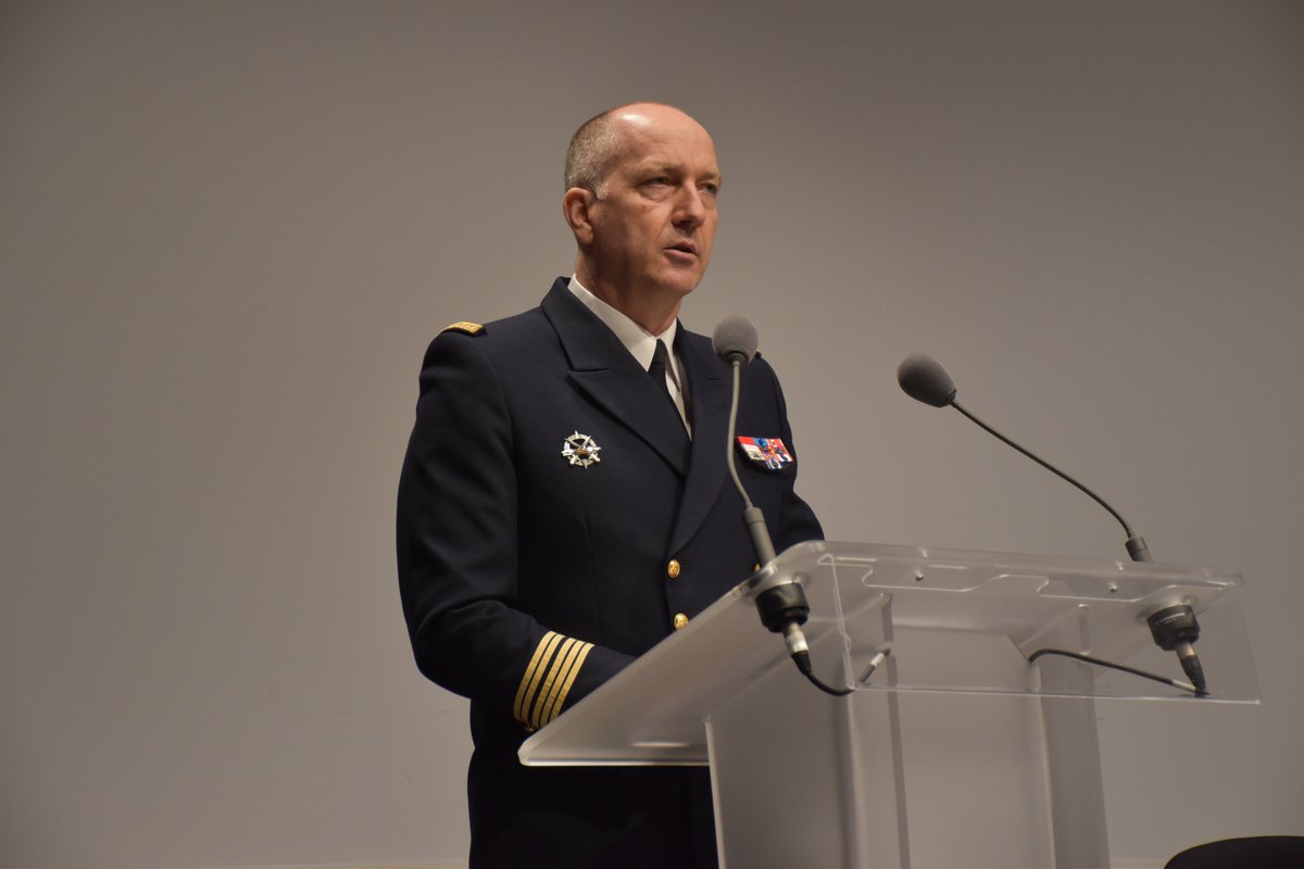 CESMMarine's tweet photo. [#ConfNav🎤]
🔗Notre #ConférenceNavale sur la #dissuasion nucléaire est disponible en #replay via le lien suivant 👉 https://t.co/vYJqx1XGEq

🇫🇷 Merci au capitaine de vaisseau Philippe, chef du bureau « dissuasion » à l’état-major de la @MarineNationale, pour son intervention https://t.co/vaGU1vvYgY