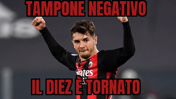 milan_pazzo's tweet photo. Bentornato @Brahim #braim #ACMilan #brahimdiaz #diaz #Covid https://t.co/oSFAiqSspg