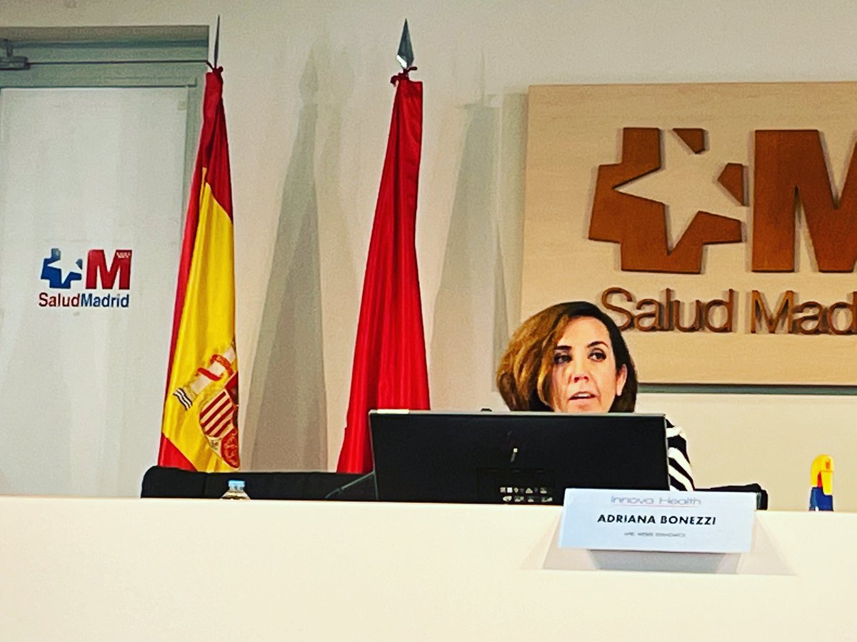 AdrianaBonezzi's tweet photo. Gracias @exeforum1 por contar conmigo en #innovahealth punto de encuentro de #salud #innovacion y como no, #asuntospublicos #regulacion #estrategia @Lobby_ES Gracias Hospital Univ Infanta Leonor por acogernos y ser pionero @ComunidadMadrid https://t.co/QtEcLQrAjA