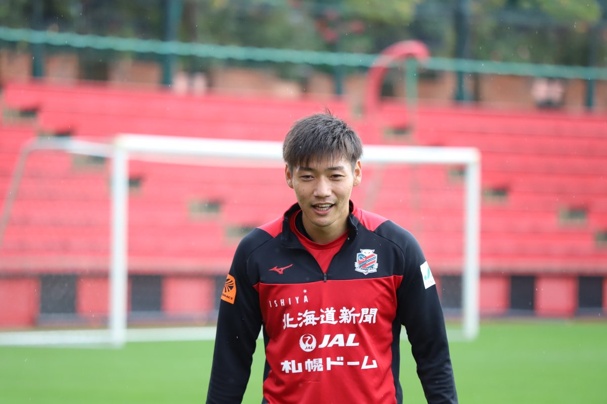 先日練習場を覗いてみると…👀 #岡村大八 選手の髪色が変わってました