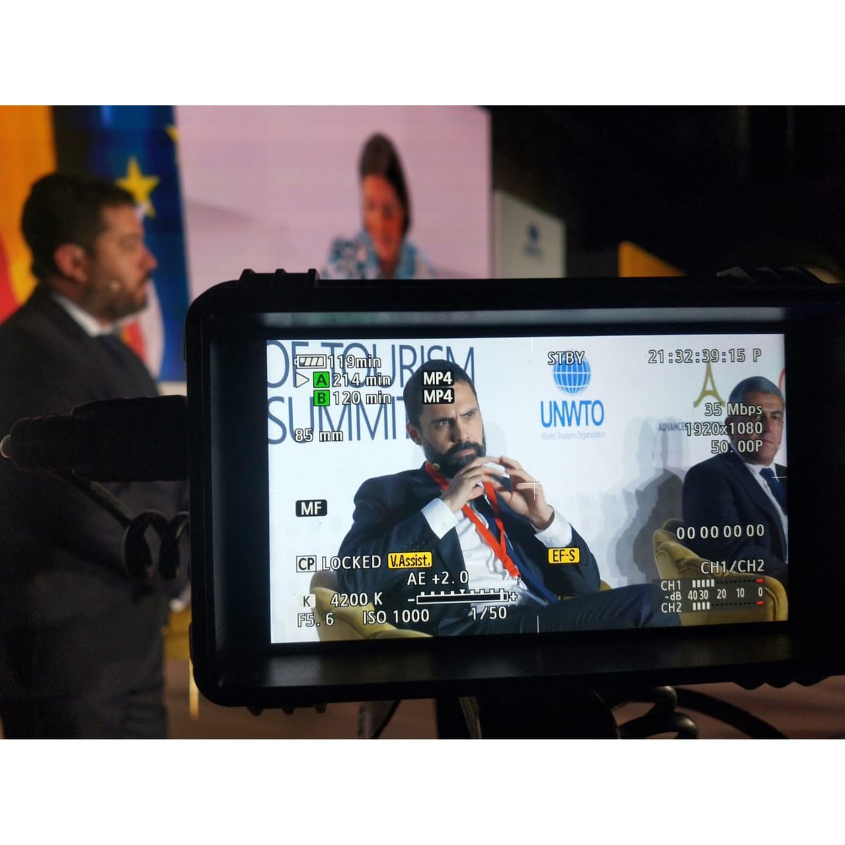 ¡Aquí estamos!! en ·The Future of Tourism World Summit 2021· 📽😊💪🏼 #thefutureoftourismworldsummit #tourism #future #filmación #eventosempresariales #filmography #turismo #turismodereuniones #desarrollo #comunicaciones #viajes #cultura #organizaciónmundialdelturismo