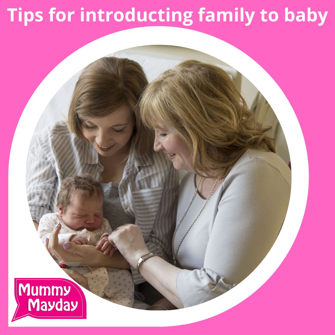 Introducing baby to friends and family. My top tips are to set your own boundaries and don't be afraid to ask for help or gratefully receive offers of cooked food for you. For #newbaby help and advice please get in touch #parenttips.