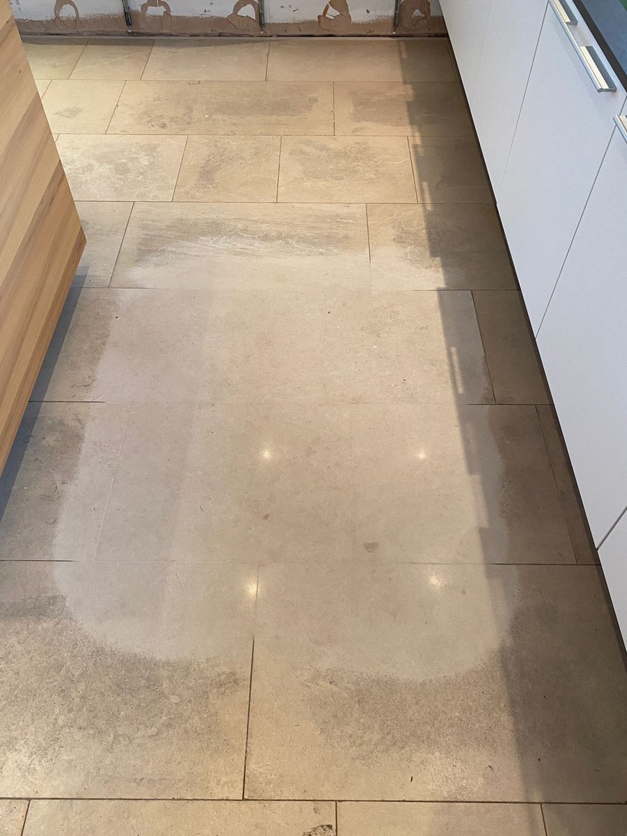 athenastonecare's tweet photo. Certain projects require a sample to determine the process to be used in the restoration. With this sample, you can really see just how effective treatment is for this client's limestone floor. #sample #stonecareexperts https://t.co/FTxMfacW85
