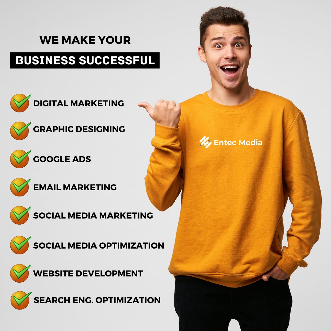 Entecmedia_'s tweet photo. We deliver customized and beautifully crafted digital marketing solutions using proven techniques to increase your ROI. We are one of the best digital marketing companies providing affordable SEO, Google Ads, Social Media Marketing.

#DigitalMarketing #branding #SEO #SMM https://t.co/c4kk1qmZyG
