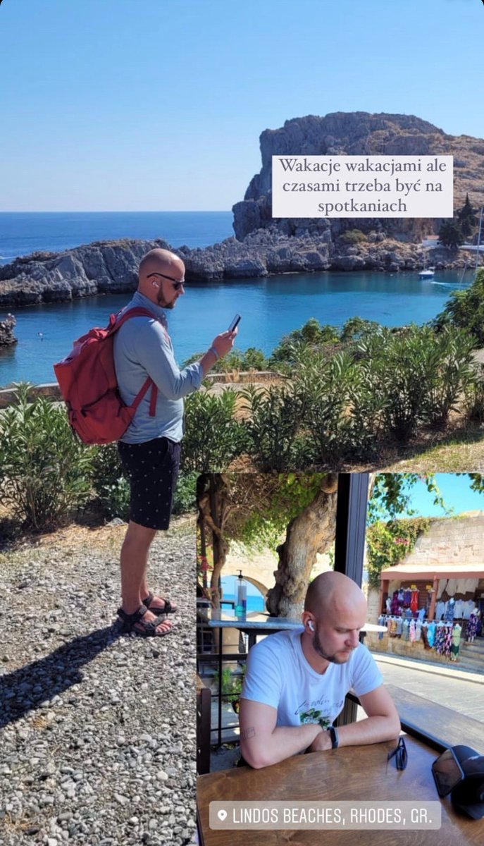 meetDAC's tweet photo. The quarterly meeting is coming up and you are already thinking about how much time will be wasted and how many boring presentations you have to listen to? We do not! The best proof is Adam, who decided to join us from his holiday in Greece.
1/2
#DACteam https://t.co/rqUsDYmN4w
