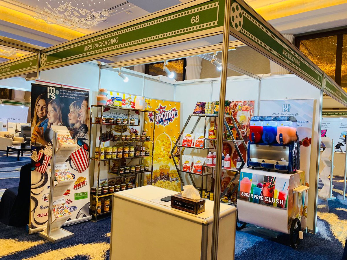 MRSPackaging's tweet photo. META Cinema Forum - Visit our stand no68 at Atlantis Ballroom, Atlantis, The Palm Dubai. #METAcinemaforum #cinemaexhibition https://t.co/lBBFTEDTIr