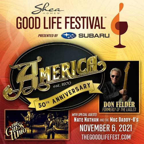 Veronica Leon (@azveronical) on Twitter photo Shea Homes® Good Life Festival™ presented by Subaru
At <a href="/Schnepf_Farms/">Schnepf Farms</a> Saturday, November 6, 2021
Rock ‘n Roll Hall of Famer Don Felder formerly of The Eagles; The Guess Who 👀
and Nate Nathan and the Mac Daddy-O’s 😮
Tickets at ⬇️
TheGoodLifeFest.com Shea Homes® Good Life Festival™ presented by Subaru
At <a href="/Schnepf_Farms/">Schnepf Farms</a> Saturday, November 6, 2021
Rock ‘n Roll Hall of Famer Don Felder formerly of The Eagles; The Guess Who 👀
and Nate Nathan and the Mac Daddy-O’s 😮
Tickets at ⬇️
TheGoodLifeFest.com