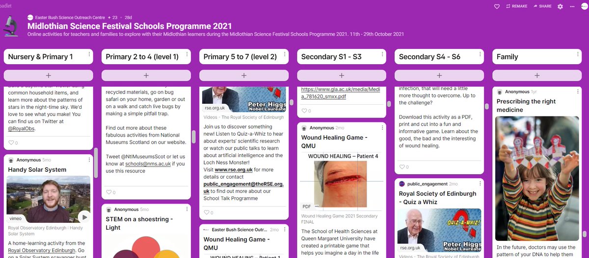 EBSOClab's tweet image. Welcome back @midgov schools! The final week of the #MSFschools2021 Programme is here! 
If you have sessions enjoy them and post here to show us how you get on!
If you don&apos;t have any sessions why not access our Padlet?! Lot&apos;s of fun and varied activities!
padlet.com/EBSOC/MSFschoo…