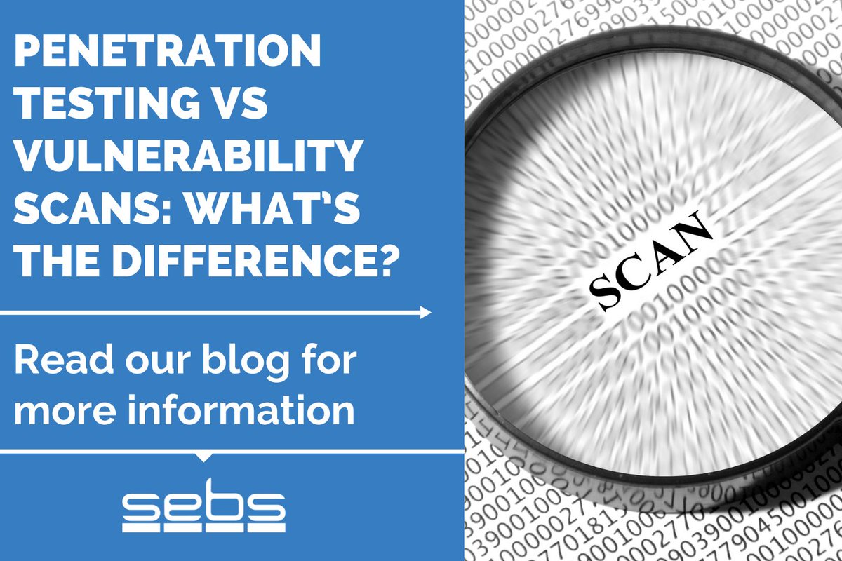 Penetration Testing vs Vulnerability Scans: What’s the Difference?

Penetration testing and vulnerability scanning are two key security services designed to highlight areas of weakness in your business security.

Read more here: bit.ly/3Dgqfcm