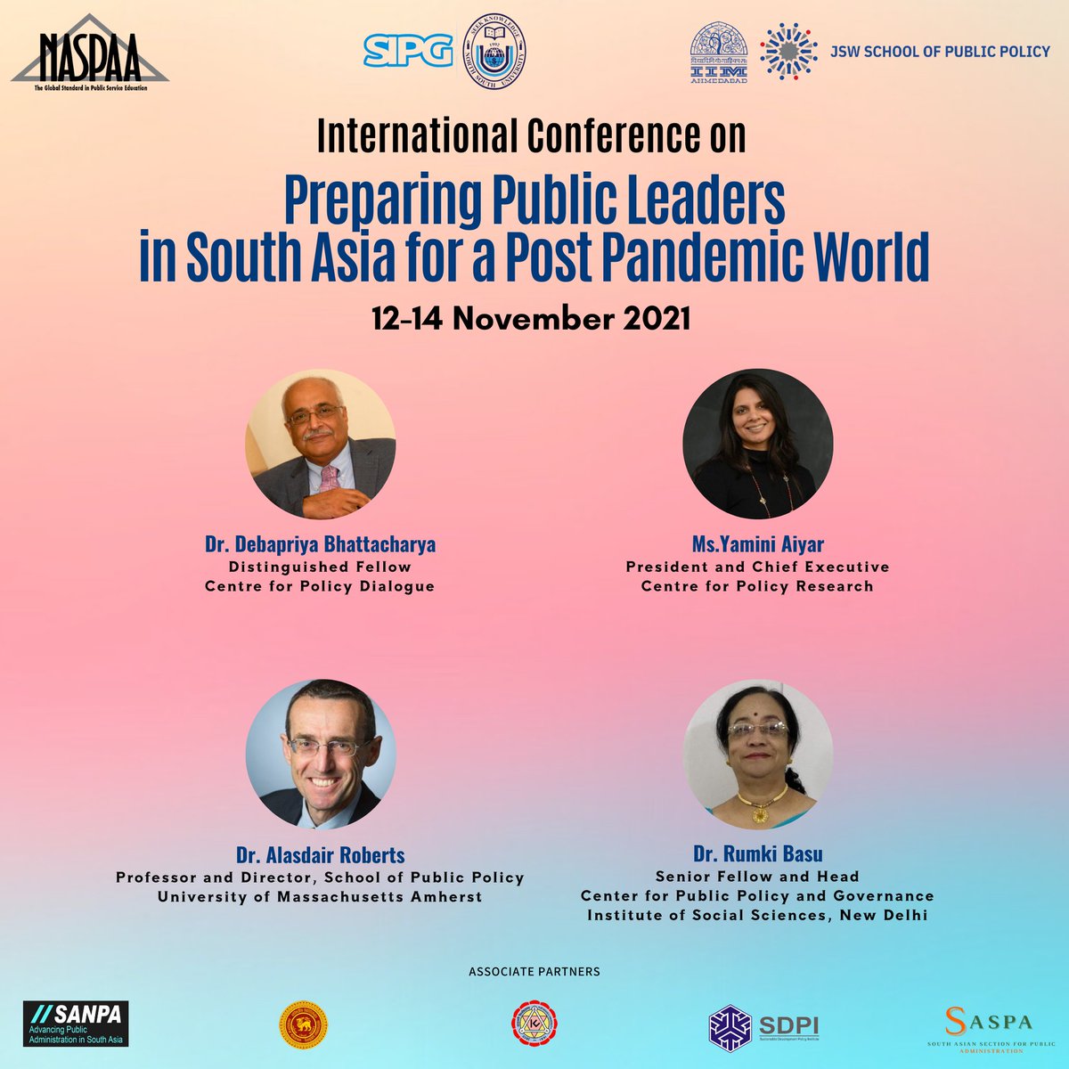 SIPG_NSU's tweet photo. 📡Speaker announcement
@DebapriyaBh @cpdbd @AiyarYamini @CPR_India @AlasdairRoberts School of Public Policy at @UMassAmherst @RumkiBasu2 ISS, New Delhi
𝐍𝐀𝐒𝐏𝐀𝐀 𝐒𝐨𝐮𝐭𝐡 𝐀𝐬𝐢𝐚 𝐕𝐢𝐫𝐭𝐮𝐚𝐥 𝐂𝐨𝐧𝐟𝐞𝐫𝐞𝐧𝐜𝐞 𝟐𝟎𝟐𝟏🙌

🗓 12-14 November, 2021
https://t.co/ly4rj4wfbk https://t.co/IfrLzfzys8