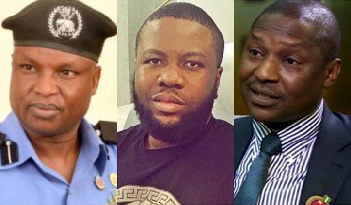 SaharaReporters's tweet photo. Hushpuppi Scandal: @PoliceNG Authorities Under Pressure From Buhari’s Minister, Malami, Others To Clear Disgraced Officer, Abba Kyari | Sahara Reporters https://t.co/8yPremldR5 https://t.co/WlXNZCfV8x