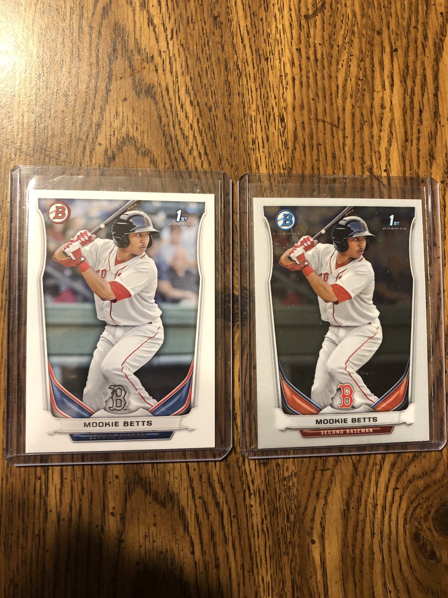 todd_packer1's tweet photo. Anyone interested in this Mookie Lot? 1st BC + Paper + Topps Update Red Foil RC
@CardPurchaser @MadCityCards @rampage427 @sports_sell https://t.co/4X361GzELH