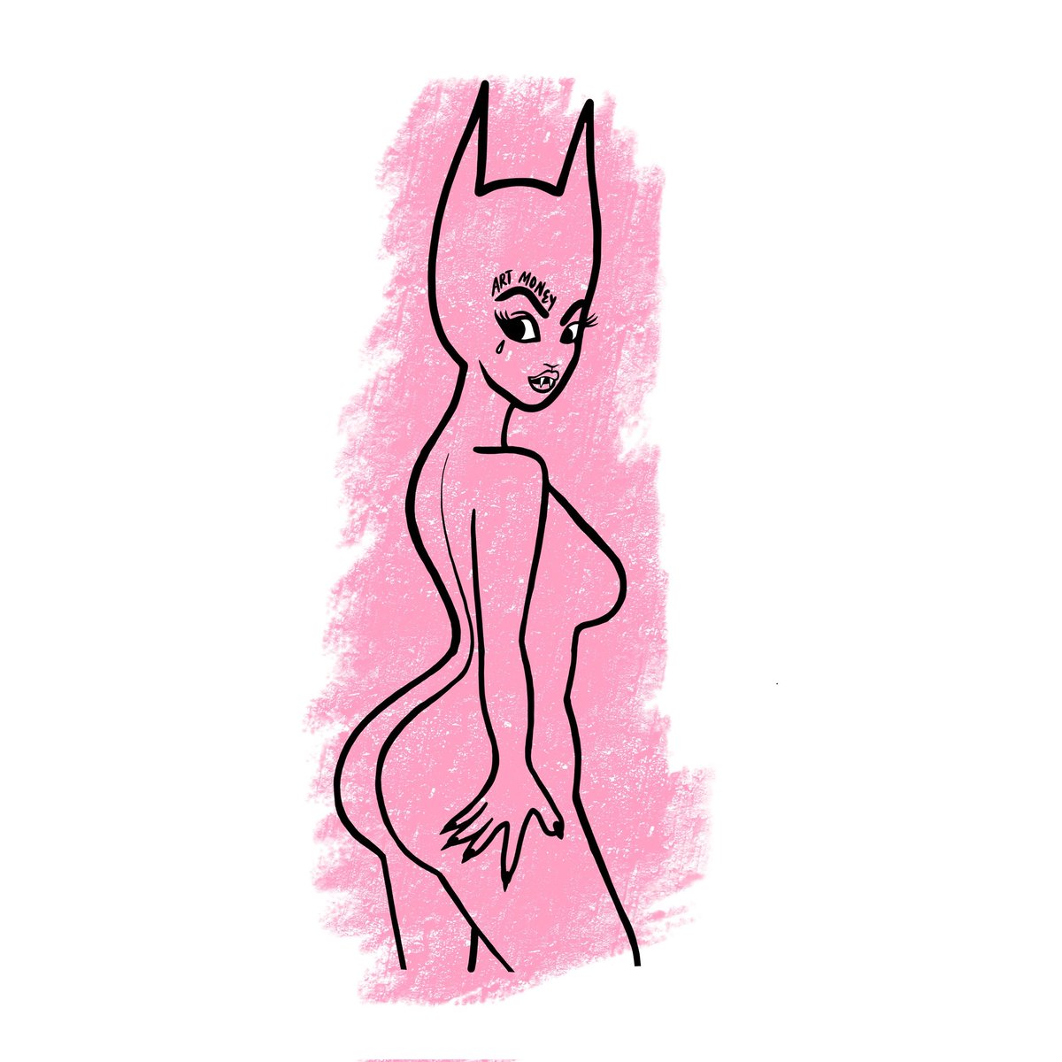 Lil sneakpeak of PinkCat PFP concept design #pinkcat #nftart #NFT #nftwomen #wNFT #nftw #nftcollector