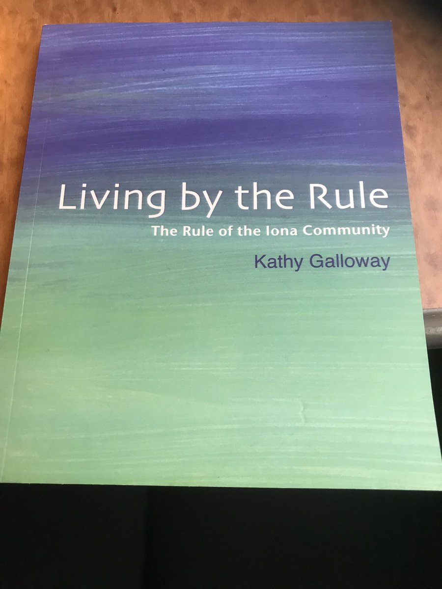 Rev_LouiseEllis's tweet photo. At my last service in Iona Abby (on this trip) the person sat next to me, whom I had never spoken to before, turned to me and asked if he could give me this book. Thought I would take a look on my train journey home! @DioSalisbury @bishsherborne #ionapilgrim https://t.co/LCx2OaIzMk