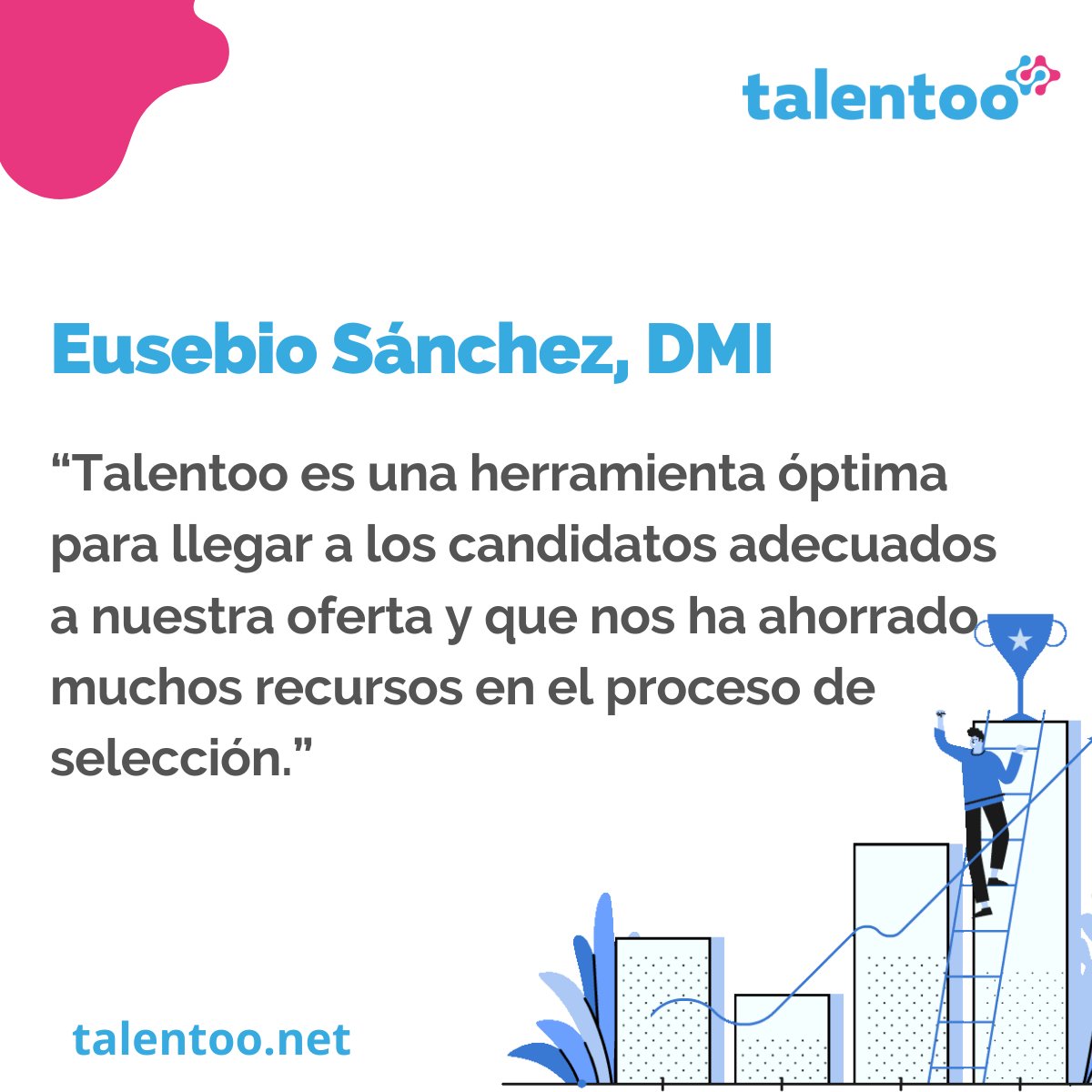 TalentooNet's tweet photo. Esta semana os compartimos el caso de éxito de DMI, que ha contratado un Marketing Specialist en Madrid y la experiencia de su Director de RRHH, Eusebio Sánchez 👏🔝

https://t.co/oOPiqR8HgU

#SmartRecruitment https://t.co/JmE9zUJoNx