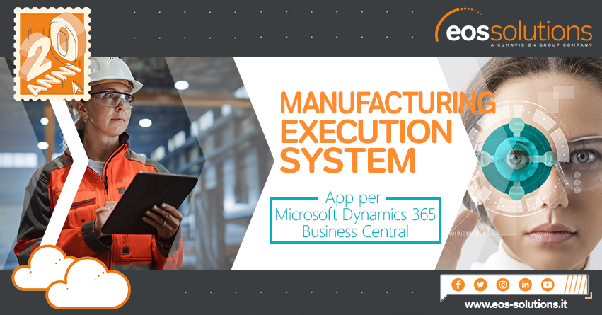 eossolgroup's tweet photo. Sei un utente di Microsoft Dynamics 365 Business Central? Hai l'esigenza di inserire le quantitร prodotte e i tempi impiegati direttamente dalle postazioni in reparto? Prova Manufacturing Execution System (MES): https://t.co/8YUnw1kaax ๐ท๏ธ #MSDyn365BC #MES #EosApps https://t.co/SsbaA8yz9l