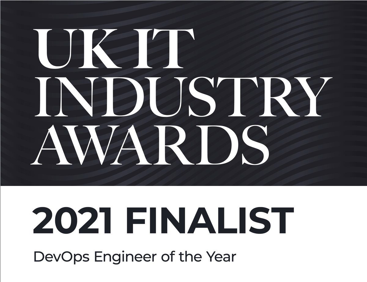 We’re delighted that our very own Tim Jacomb is a finalist for DevOps Engineer of the Year at the prestigious #UKITAwards. The award recognises DevOps professionals who have demonstrated “outstanding commitment and ability” and we couldn’t agree more. Well done @Tjaynz! 🎉