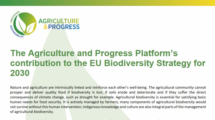 Agriculture & Progress (@agriprogress) on Twitter photo The <a href="/UNBiodiversity/">UN Biodiversity</a> conference:
<a href="/AgriProgress/">Agriculture & Progress</a> hopes that substantial efforts from the #EUFarming sector to reach #EUBiodiversity goals will not be dismissed! #NBTs are key to reduce the use of #PPPs 💡🌱
👉 agriprogress.info/wp-content/upl… The <a href="/UNBiodiversity/">UN Biodiversity</a> conference:
<a href="/AgriProgress/">Agriculture & Progress</a> hopes that substantial efforts from the #EUFarming sector to reach #EUBiodiversity goals will not be dismissed! #NBTs are key to reduce the use of #PPPs 💡🌱
👉 agriprogress.info/wp-content/upl…