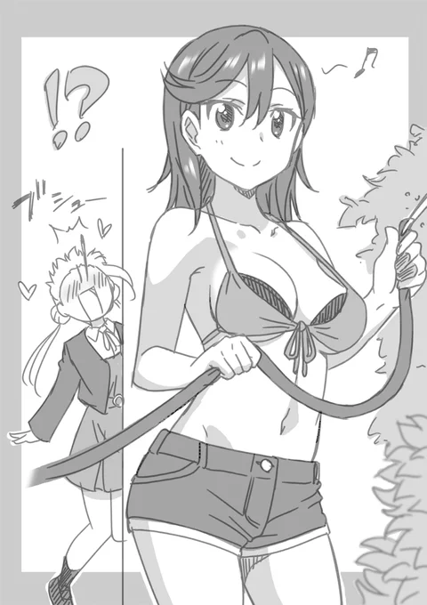 かのん「今日は暖かくて気持ちいいなぁ～」
この後めちゃくちゃちぃちゃんに怒られた 