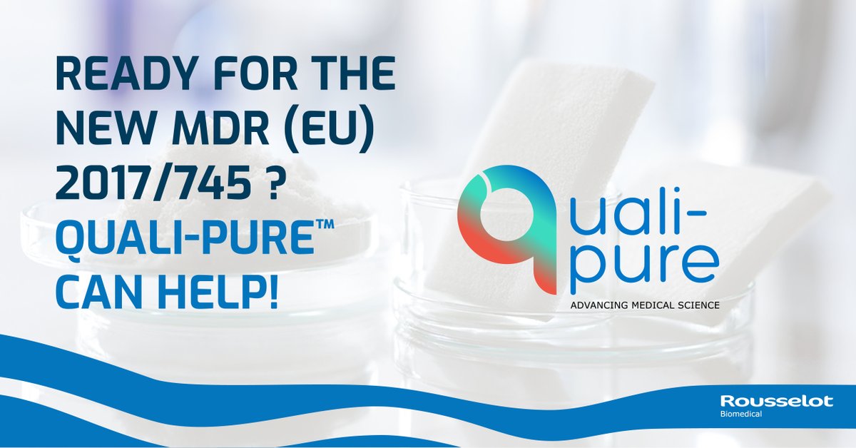 Did you know that medical device producers are facing increased safety requirements?

Our Quali-Pure™ endotoxin-controlled gelatins will help Medical Device producers meet the new 2024 regulatory deadline, MDR (EU) 2017/745.

Find out more: hubs.ly/H0ZyP1n0