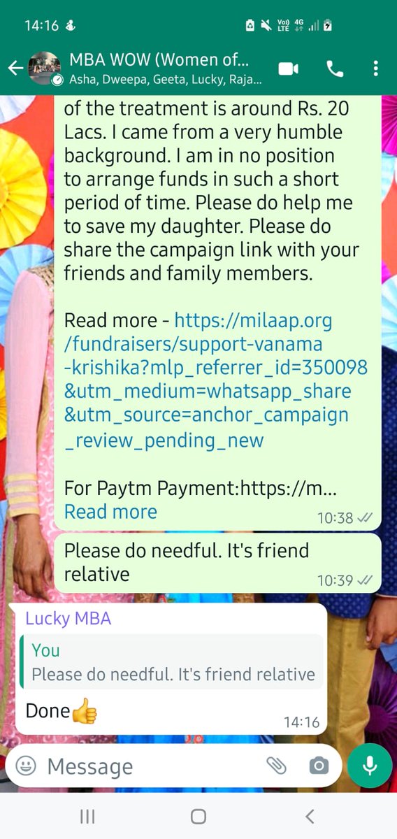 YadaDheeraj's tweet photo. Rainbow childrens hospital,
Banjara hills
Name Vanama krishika
Age : 14 months
Blood group : O + platelets
Purpose :Baby is suffering from respiratory failure due to dengue and is under ECMO. 
Needs blood platelets for transfusion.
Phn no. 
6303819220 santhosh
9908777800 niharika https://t.co/7jcPjQT9TT