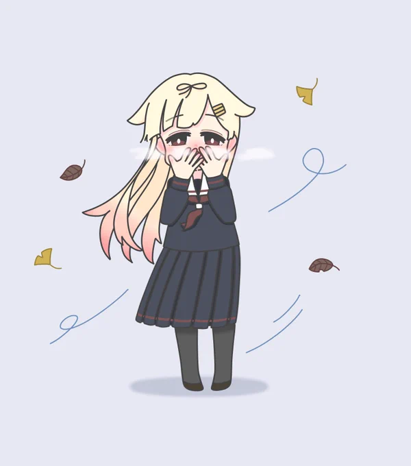 夕立「今日はとっても寒いっぽい〜」

#艦これ 