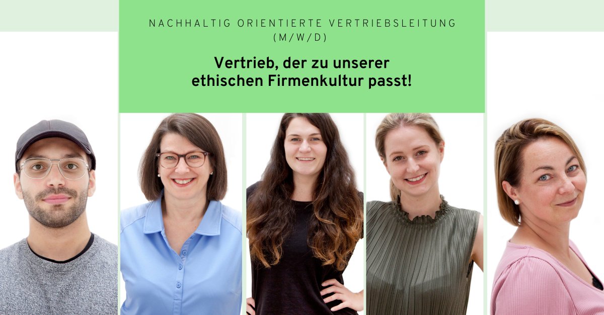 unser_verde's tweet photo. Nachhaltig orientierte Vertriebsleitung (m/w/d) 
https://t.co/XyulHxLDwu

#jobs #jobanzeige #vertrieb #vertriebsleiter #vertriebsleiterin #Sales #jobalert #sustainablecompany #SustainableFinance #gogreen #DeinGeldBewegtDieWelt https://t.co/NkWjMaTjCD